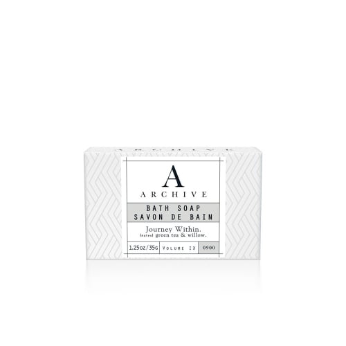 Archive Journey Within Green Tea & Willow Bar Soap, 1.25oz/ 35g